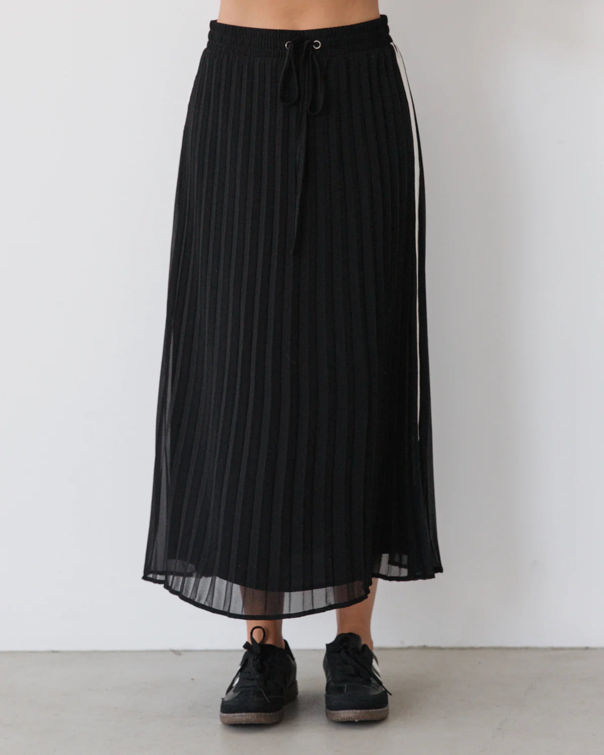Label of Love Pleated Midi Skirt