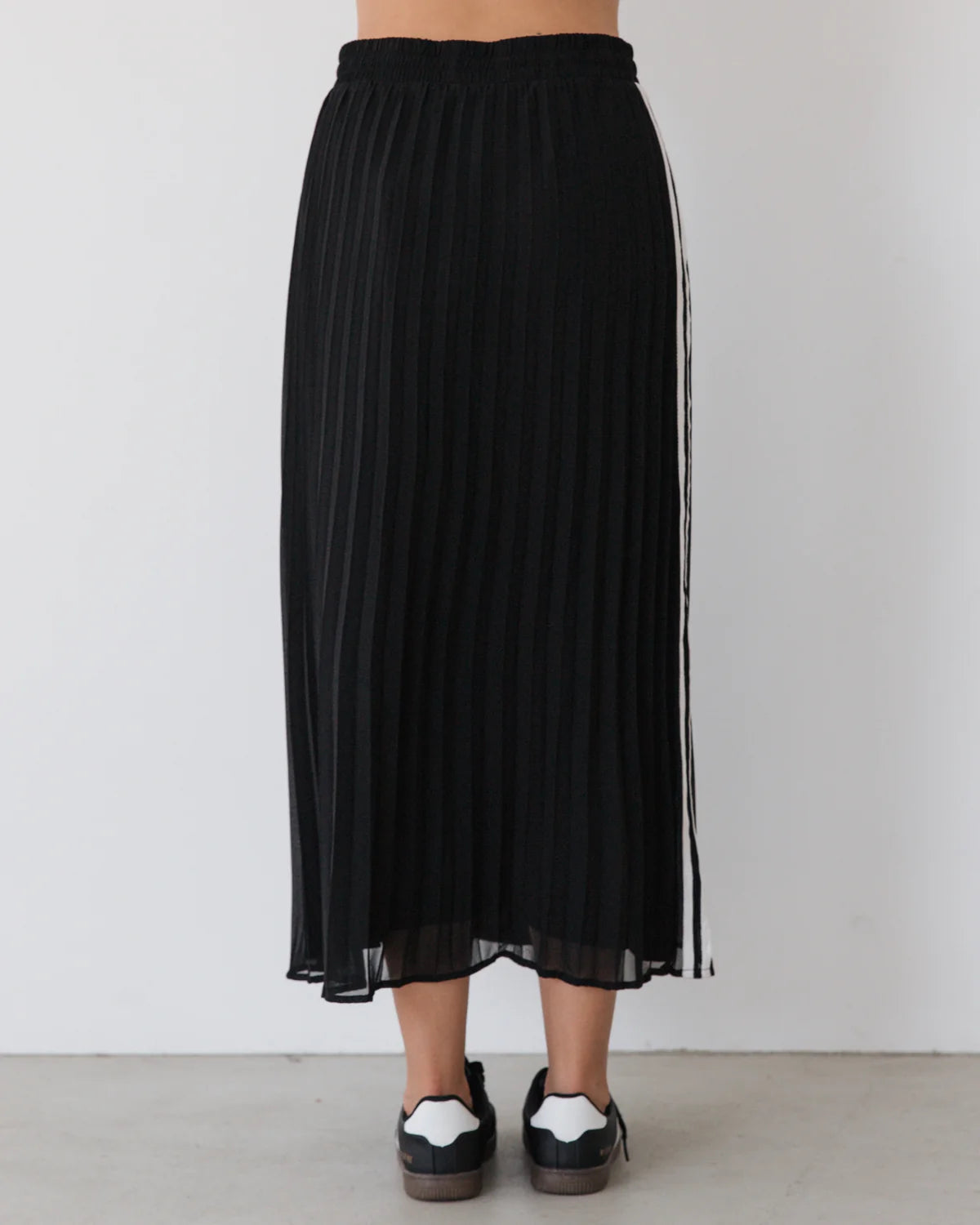 Label of Love Pleated Midi Skirt