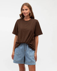 Label of Love Front Tuck Tee