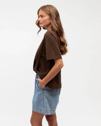 Label of Love Front Tuck Tee