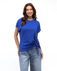 Label of Love Drawstring Tee Blue