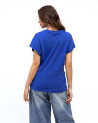 Label of Love Drawstring Tee Blue