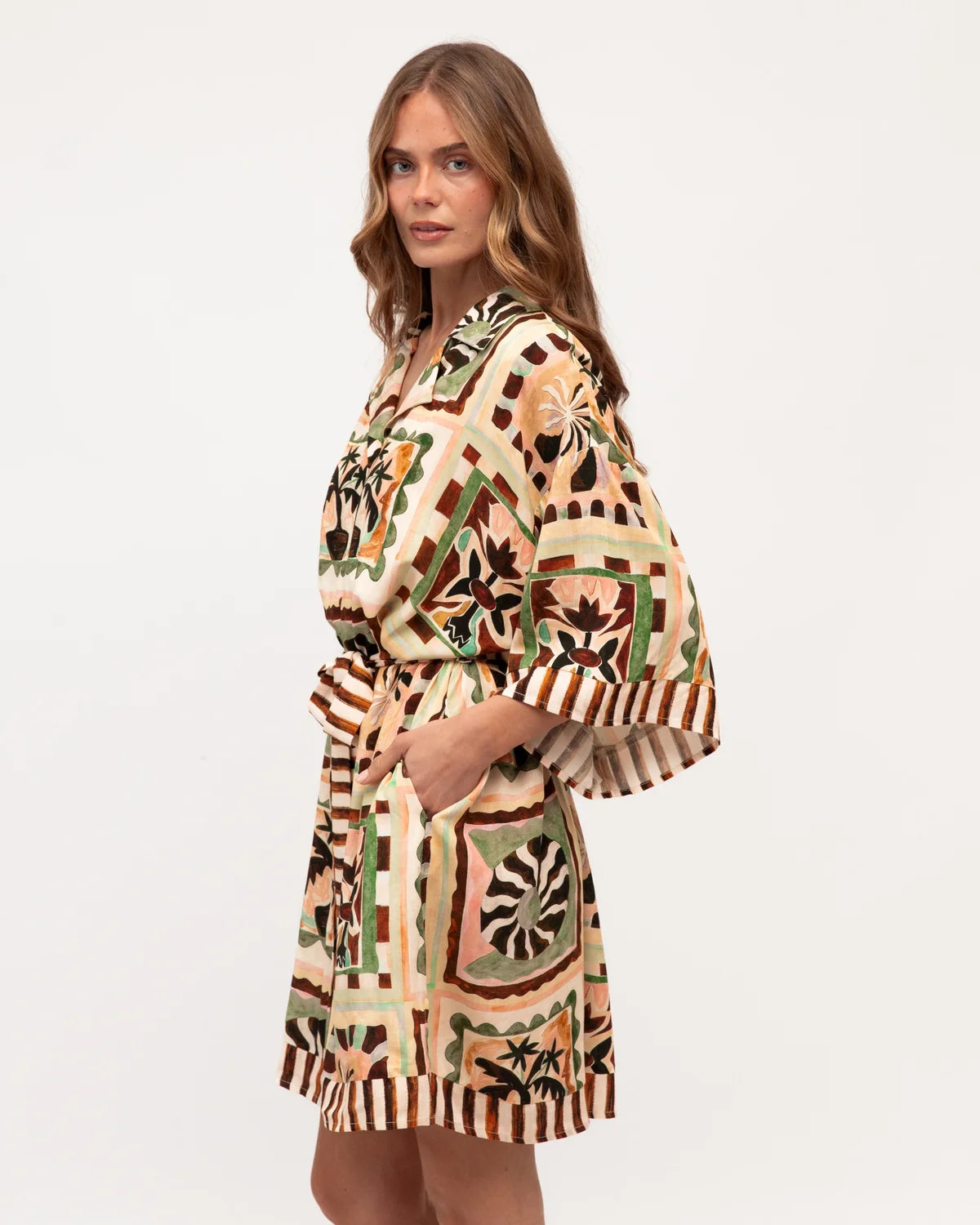 Tiled in Tuscany Dress Label of Love
