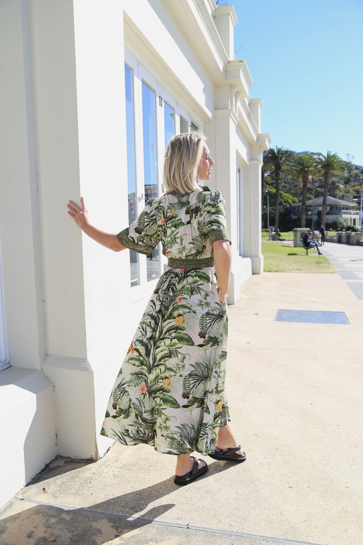 Tropics Maxi Dress Salty Bright