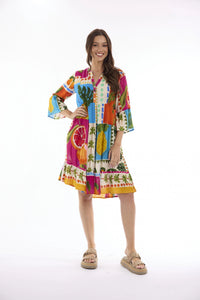 Isla Frill Dress Escape by Orientique