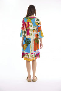 Isla Frill Dress Escape by Orientique