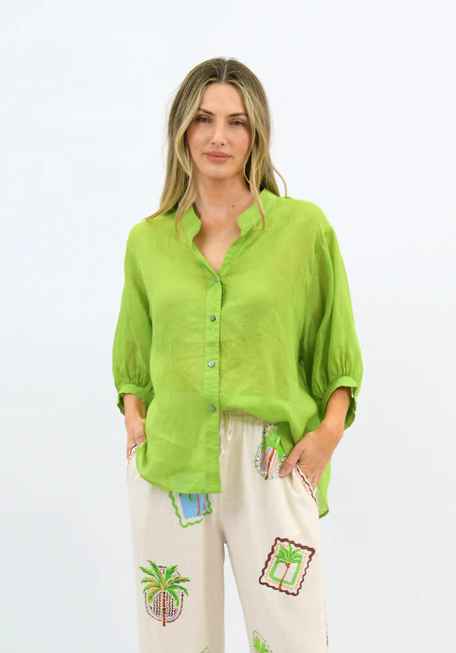 Worthier Sheer Top Avo