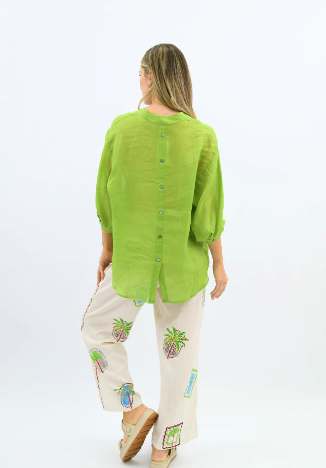 Worthier Sheer Top Avo