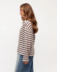 Romie Stripe Polo Paper Heart