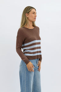 Worthier Stripe Knit Top