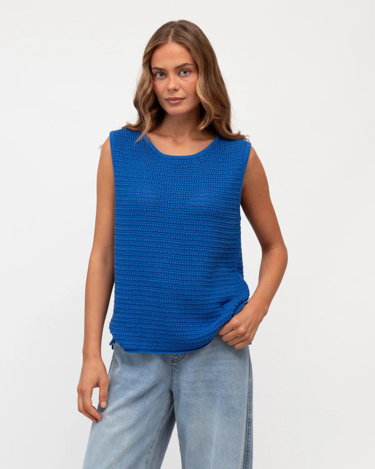Knit Tank Blue Label of Love