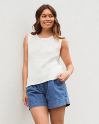 Knit Tank White Label of Love