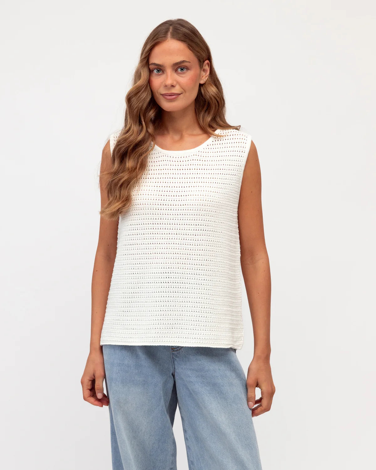 Knit Tank White Label of Love