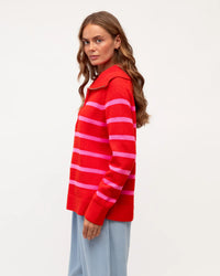Cotton Stripe Sweater Label of Love