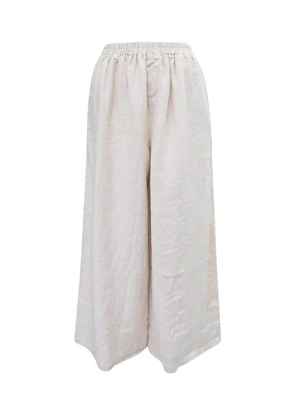 Soul Sparrow Beige Linen Pants