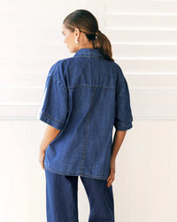 Label of Love BLUE DENIM CO-ORD SHIRT