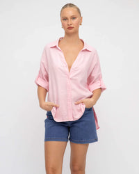 Label of Love RELAXED FIT SHIRT PINK