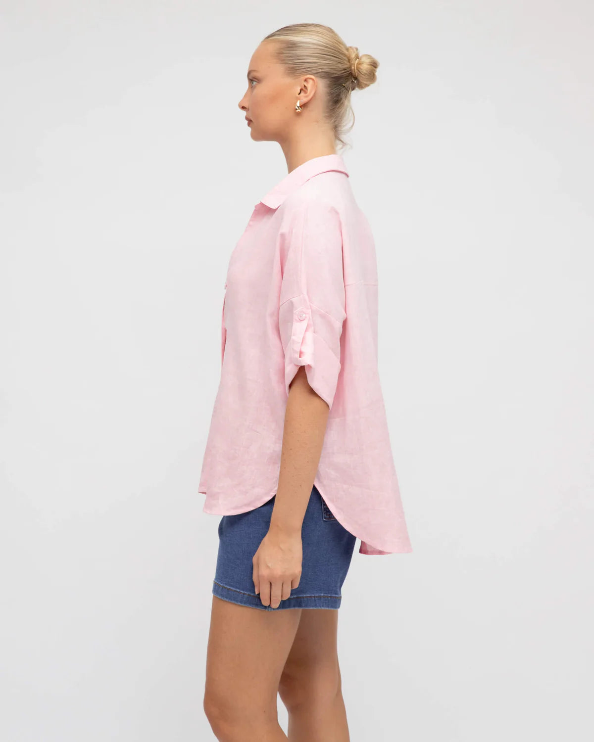 Label of Love RELAXED FIT SHIRT PINK