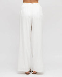 Label of Love RELAXED FIT PANTS WHITE