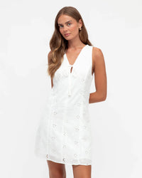 Paper Heart BRODERIE MINI DRESS