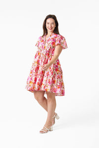 Boho Australia Pink Floral Dress