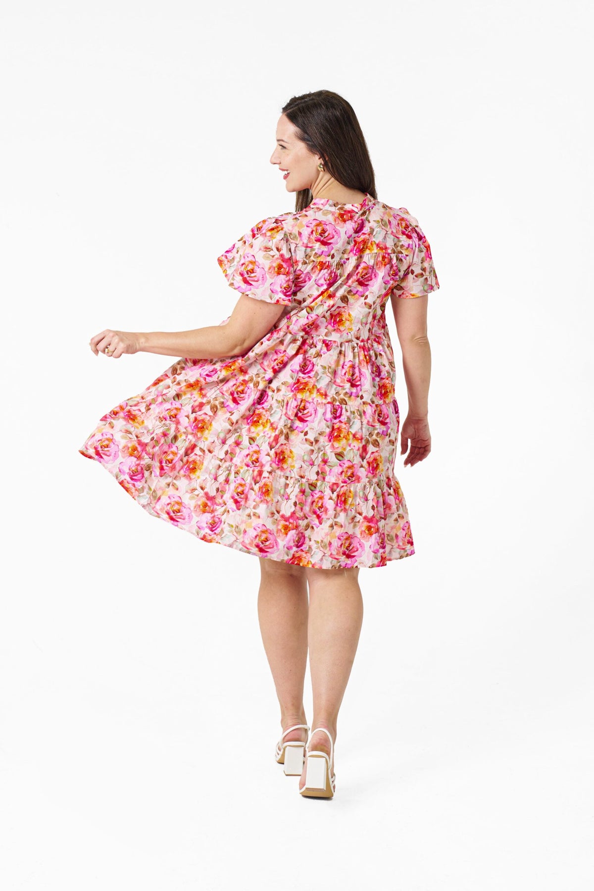 Boho Australia Pink Floral Dress