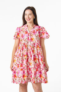 Boho Australia Pink Floral Dress