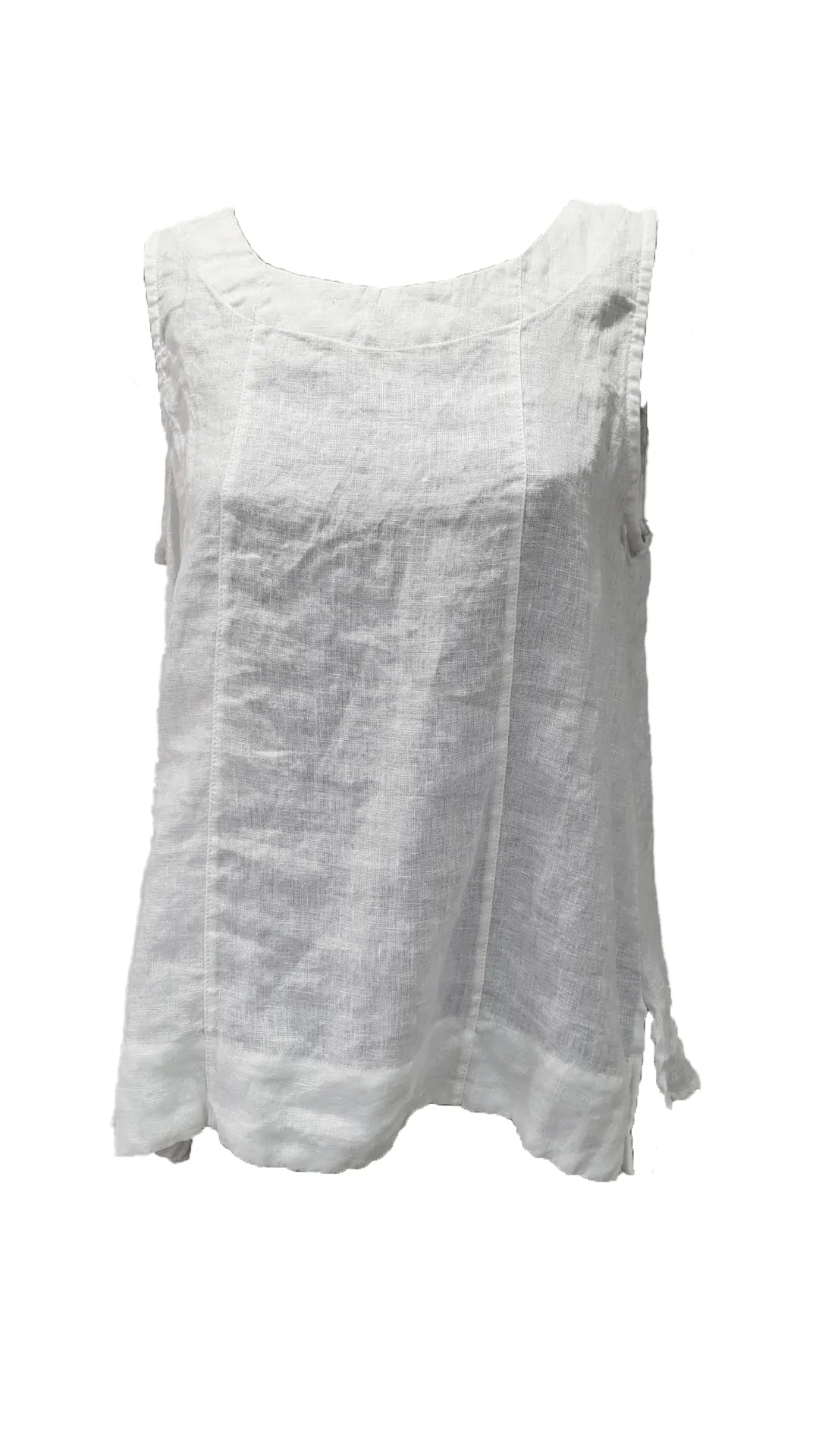 Worthier White Singlet Top